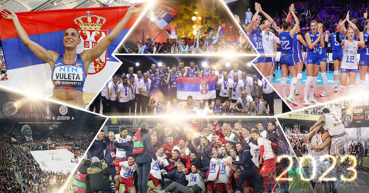 Najveći uspesi srpskog sporta u 2023. godini