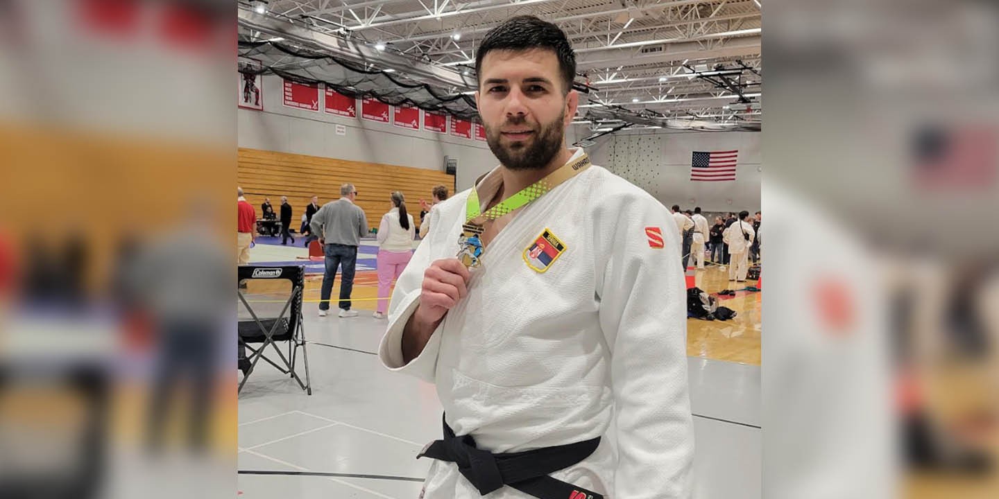 Lazar Aleksić iz Čikaga osvojio zlatnu medalju na prestižnom Džudo Turniru u Milvokiju