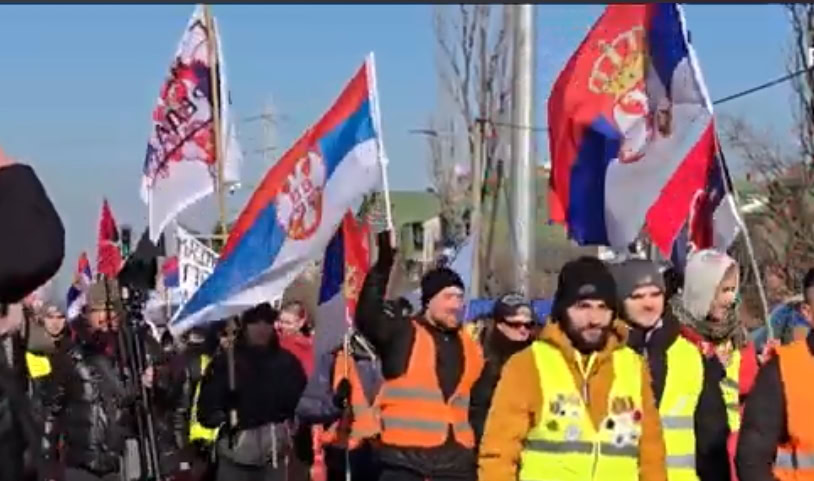 Protest u Kragujevcu na Dan državnosti
