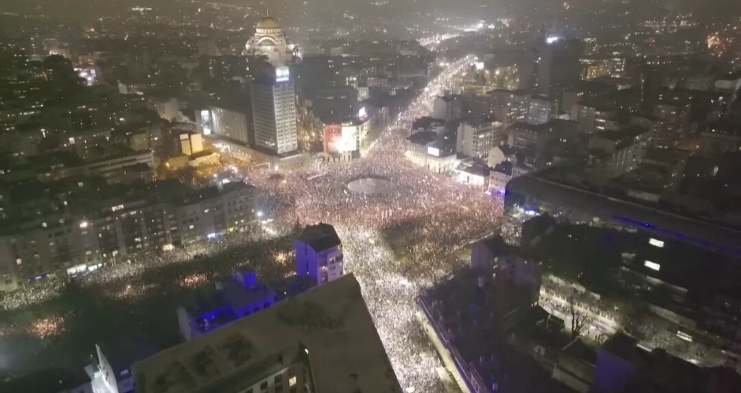 Protesti podrške studentima u Srbiji širom SAD
