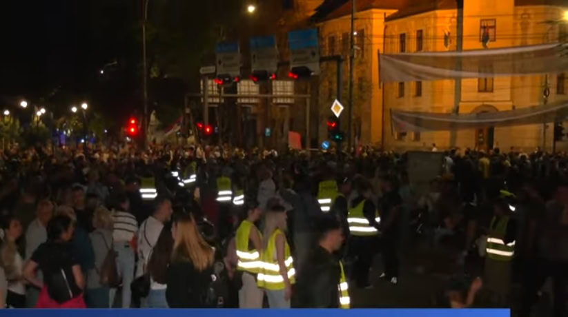 Doček studenata biciklista u Nišu
