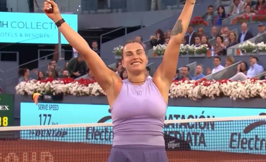 Može li je iko zaustaviti? Sabalenka ponovo pokorila Madrid i ispisala istoriju (VIDEO)