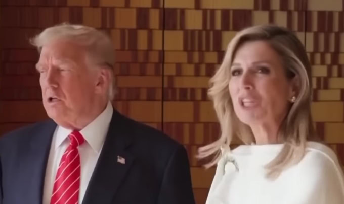 Širi se snimak susreta holandske kraljice i Trumpa: Da li je ismevala predsednika Amerike pred kamerama?