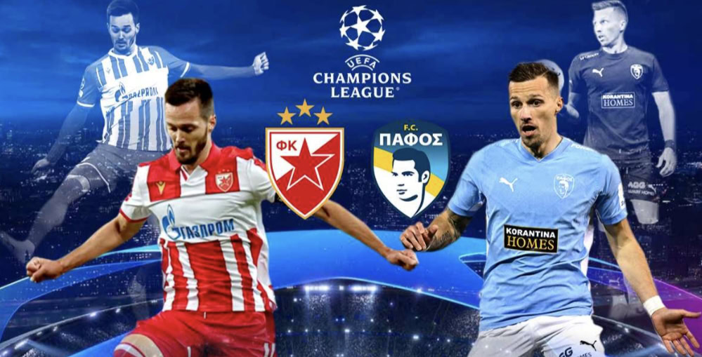 Pafos iznenadio Zvezdu, crveno-beli sa golom zaostatka idu na Kipar