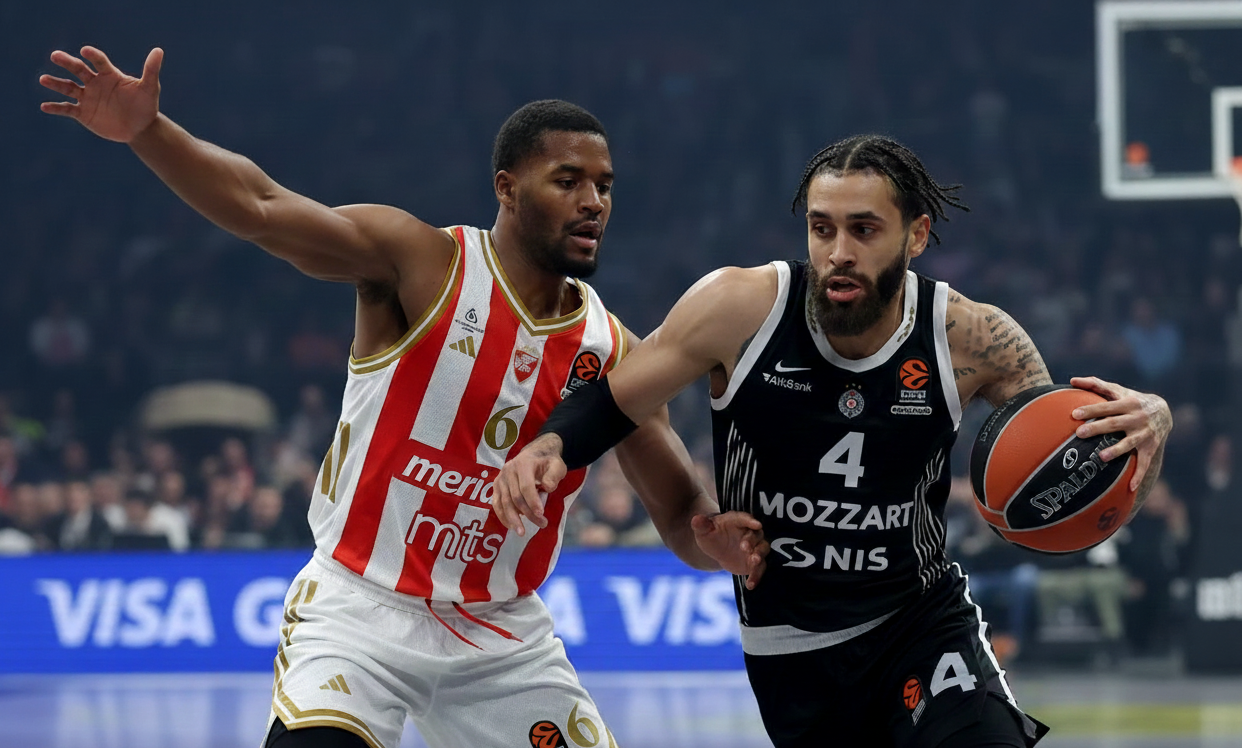 Spektakl u Evroligi: Partizan se vratio iz minus 16 i u dramatičnom finišu srušio Crvenu zvezdu (VIDEO)
