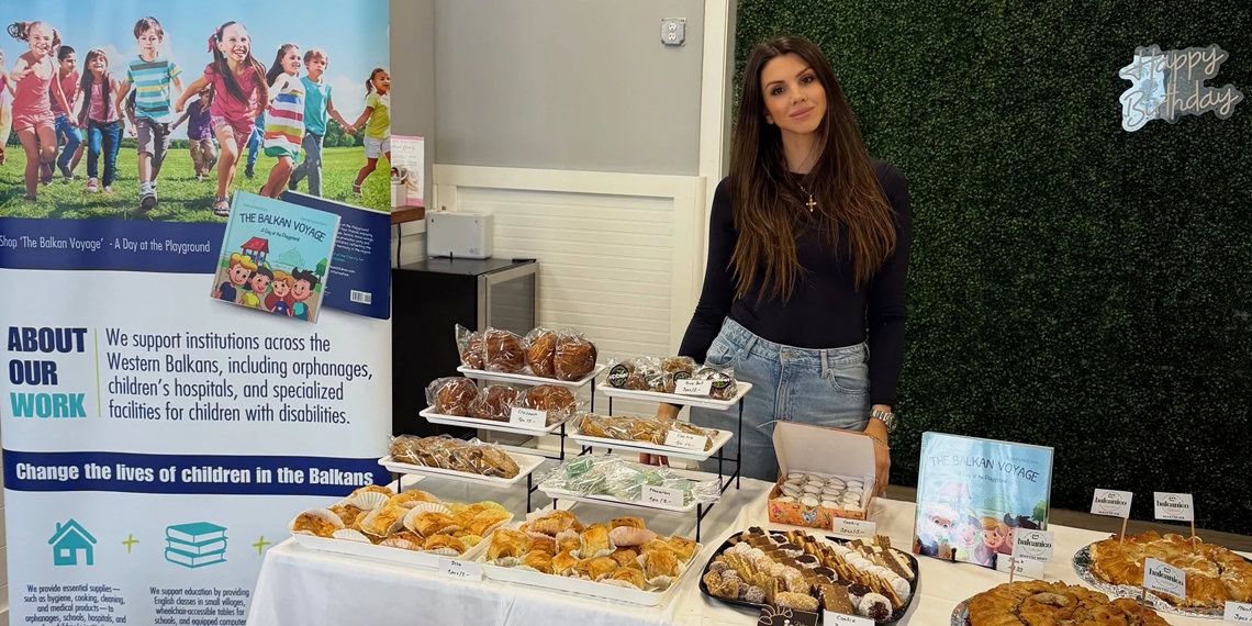 Jedan kolač, hiljadu nada: Dijaspora u Čikagu ujedinjena za decu Balkana