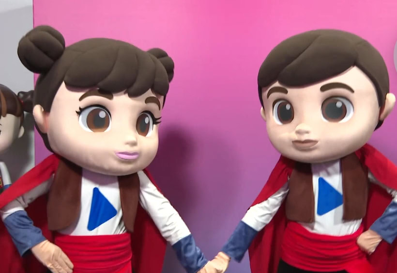 Maskote Rastko i Milica predstavljene uživo u Ekspo Plejgraundu na Beogradskom sajmu