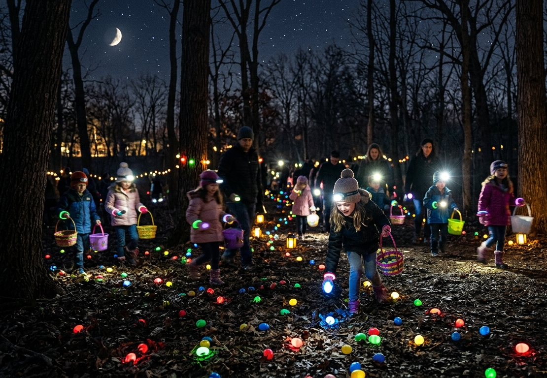 Noćna avantura za decu: U Vogt Woods stiže najzabavnija potraga za uskršnjim jajima