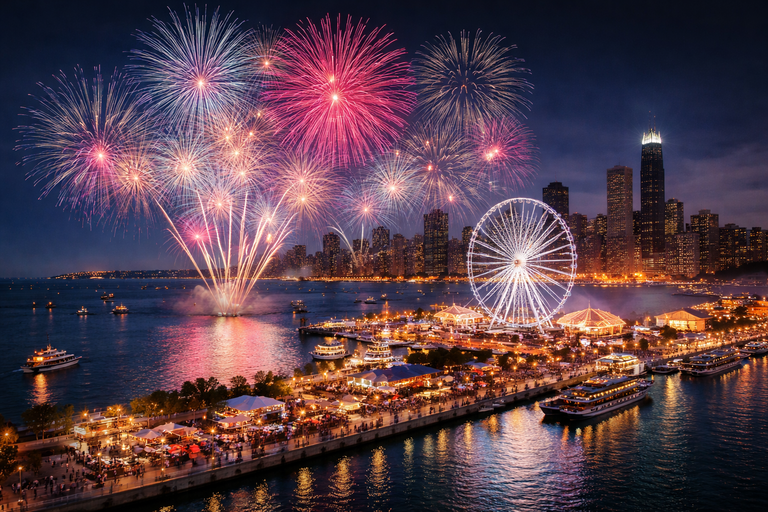 Spektakl na nebu iznad Čikaga: Vodič za Navy Pier Fireworks u sezoni 2026.