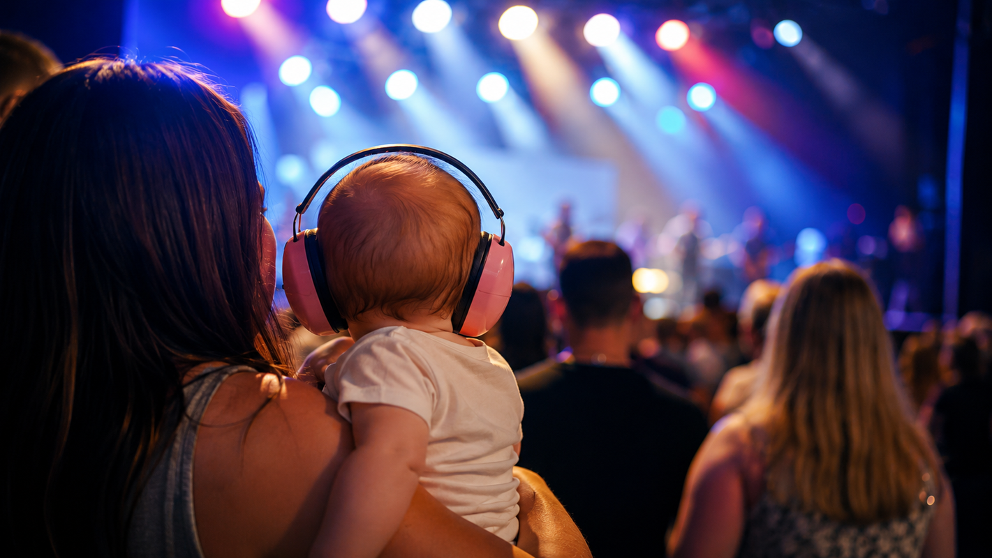 Da li je bezbedno voditi bebu na koncert? Lekari upozoravaju na rizike