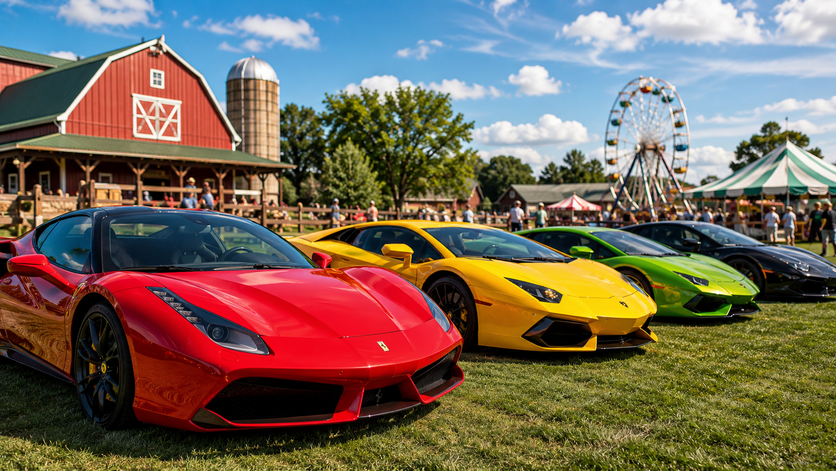 ChiTown Exotic Car Show stiže nadomak Čikaga: Luksuzni automobili i porodična zabava na Sonny Acres Farm
