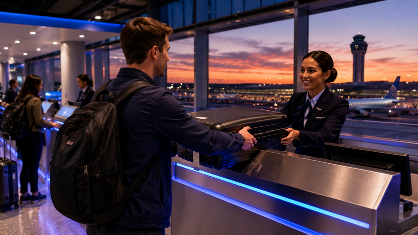 United Airlines uvodi novu uslugu na aerodromu O’Hare: Putnici sada mogu da predaju prtljag veče pre leta