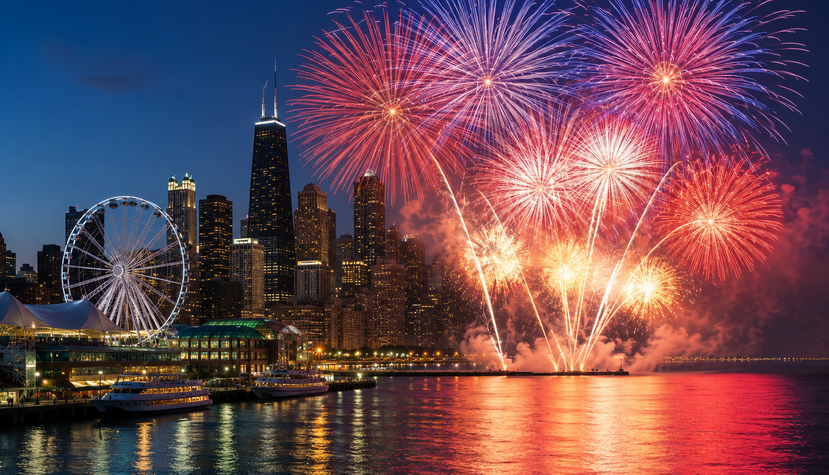 Čikago sprema najveći vatromet u istoriji: Spektakl na Navy Pier-u povodom 250 godina Amerike