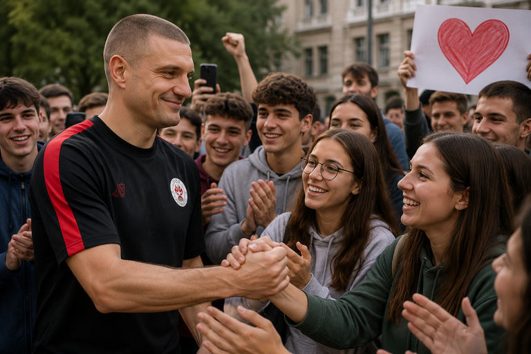 Studenti uputili snažnu poruku podrške Nemanji Vidiću