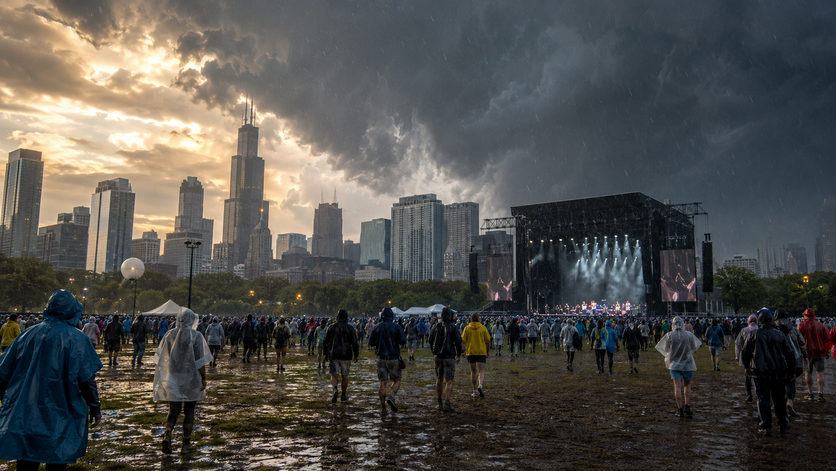 Vreme za vikend u Čikagu (31. jul do 2. avgust): lep početak Lollapalooze, zatim obilna kiša