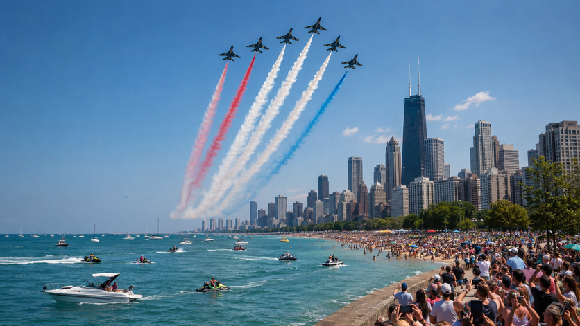 Chicago Air & Water Show: Sve što treba da znate pre nego što krenete