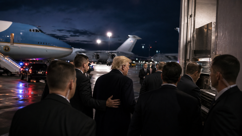 Iran planirao atentat na Trump-a? Izrael upozorio Washington, predsednik SAD prebačen iz aviona kamionom za ketering