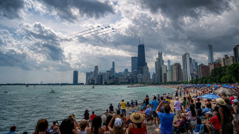 Kiša preti Chicago Air & Water Show-u