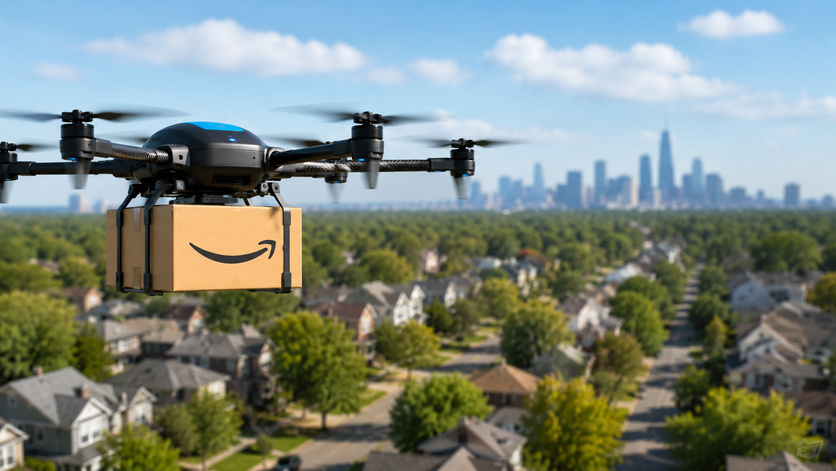 Amazon širi dostavu dronovima na predgrađa Chicago-a: Paketi mogu stići za samo 30 minuta