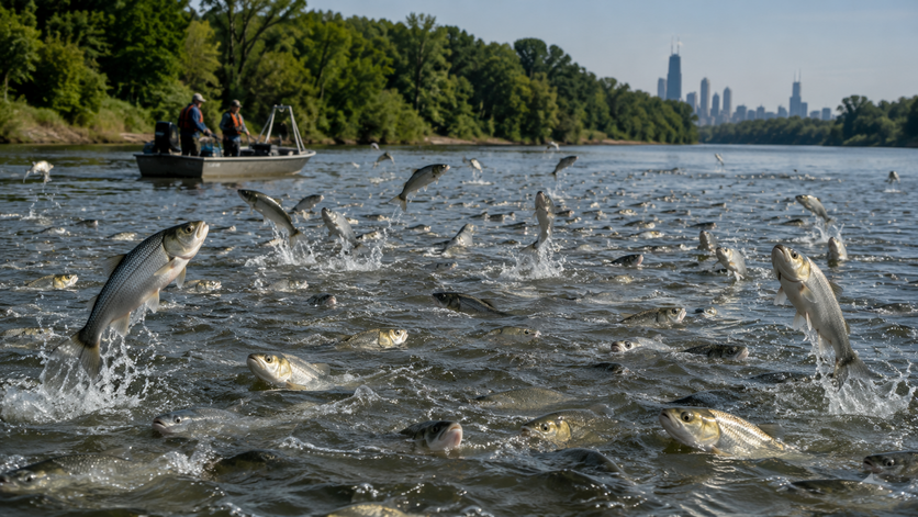 Stotine neautohtonih šarana pronađene samo 80 milja od Lake Michigan-a: Illinois pojačava nadzor