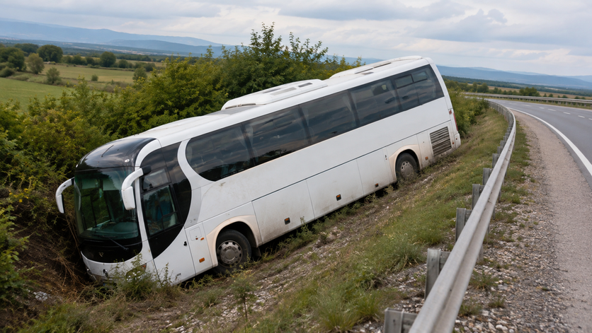 Vozač srpskog autobusa spasio putnike od tragedije