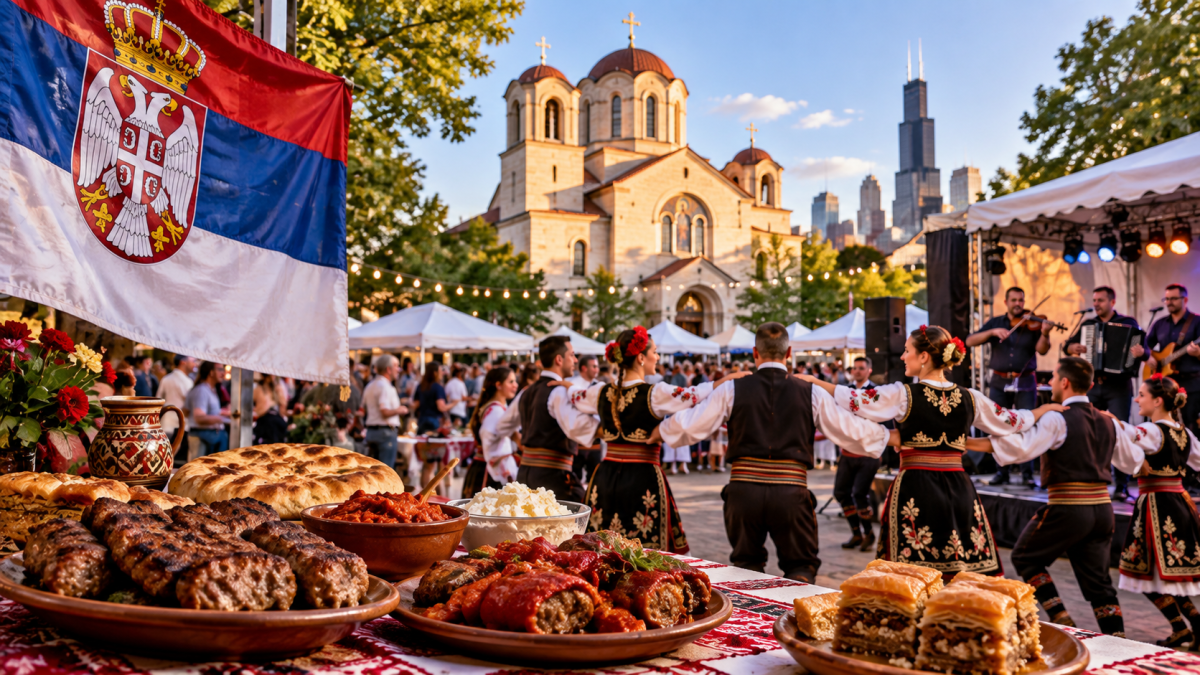 Taste of Serbia 2026 okupio srpsku zajednicu u Chicago-u: Dva dana hrane, muzike i tradicije (VIDEO)