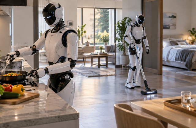 Kineski robot koji kuva, čisti i namešta krevet – budućnost uskoro u domovima širom sveta