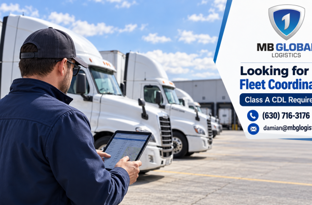 Looking for Fleet Coordinator