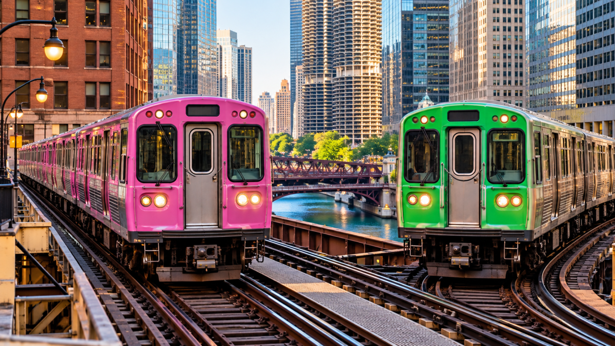 Pink i Green Line