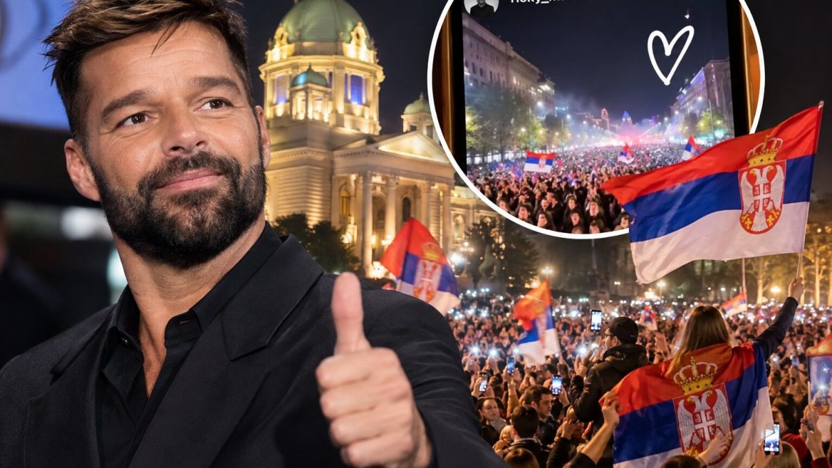 Ricky Martin objavio snimke iz Srbije i izazvao veliku pažnju: Evo šta je svetska zvezda poručila nakon pobede studenata